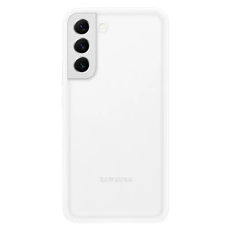 Samsung Frame Cover Funda con Marco Blanco para Galaxy S22 Plus