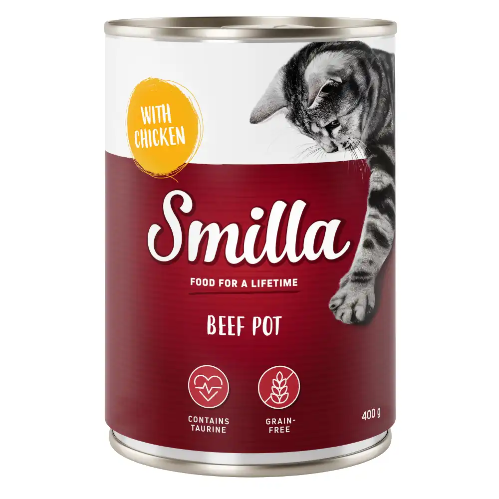 Smilla Tierno vacuno 6 x 400 g - Vacuno con pollo