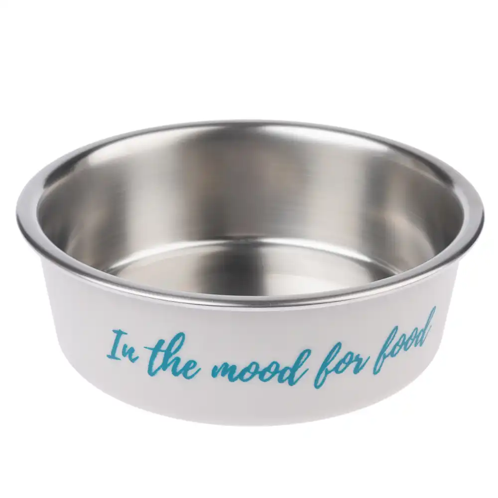 TIAKI "In The Mood For Food" comedero de acero inoxidable - 850 ml, Diám 17,2 cm