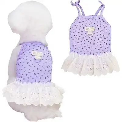 UAMLY Vestido de encaje para perro - Violeta G - Uamly - Comparador de precios