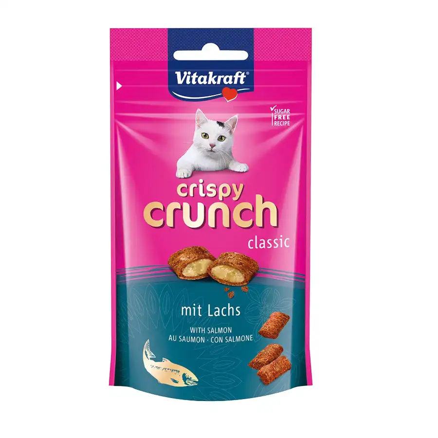 Vitakraft Crispy Crunch Salmón 60 gr.