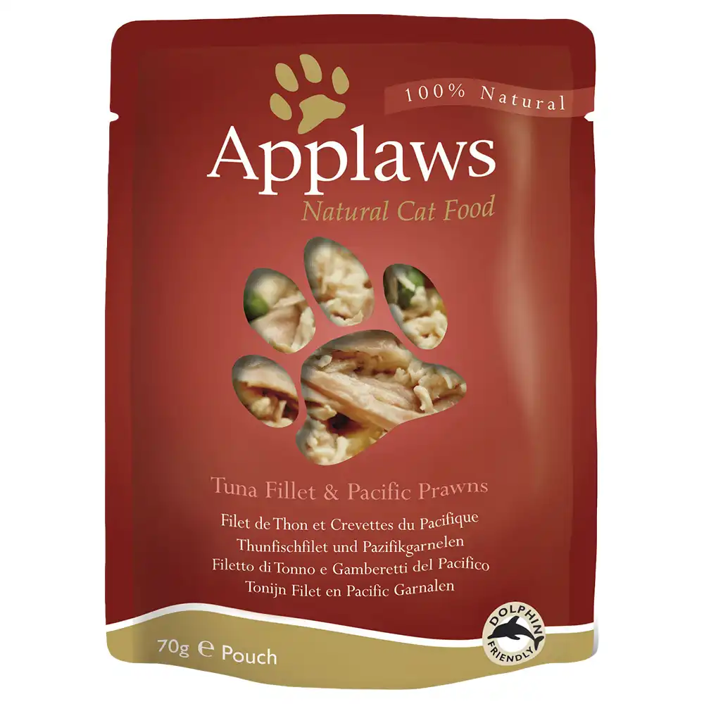 Applaws Selection 12 x 70g - Atún con gambas del Pacífico - Applaws - Comparador de precios