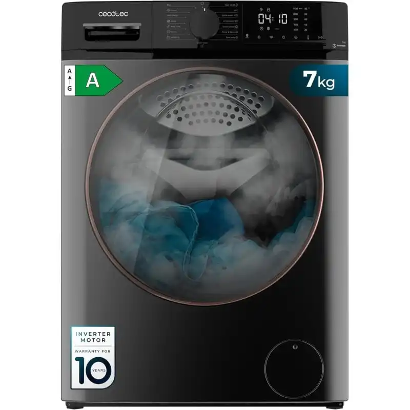 Cecotec Bolero DressCode 7610 Inverter Lavadora Carga Frontal 7Kg A Acero Inoxidable
