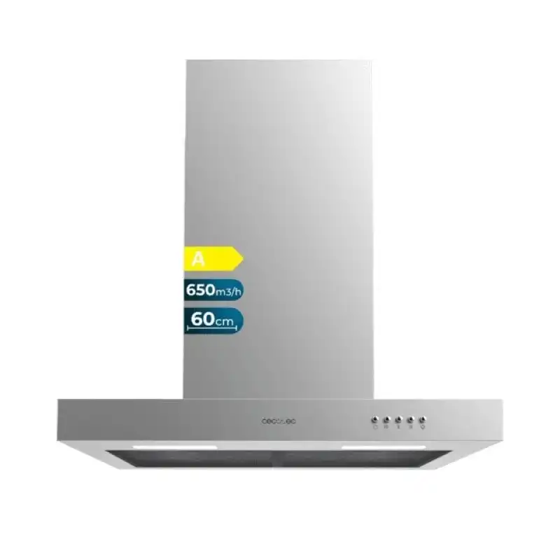 Cecotec Bolero Flux TM 606500 Campana Extractora 60cm A Acero Inoxidable