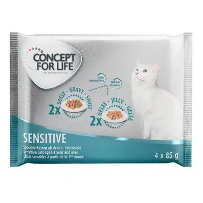 Concept for Life 4 x 85 g - Pack de prueba mixto - Sensitive - Concept for Life - Comparador de precios