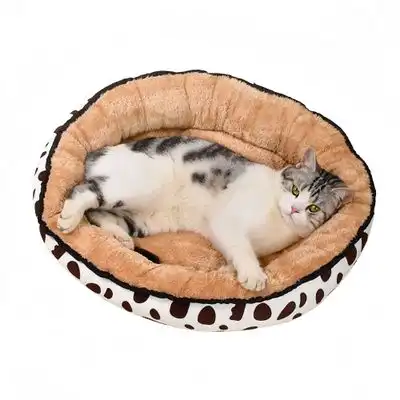 FurryFusion Cama para gatos con lunares - M:40X50XM - Furry Fusion - Comparador de precios