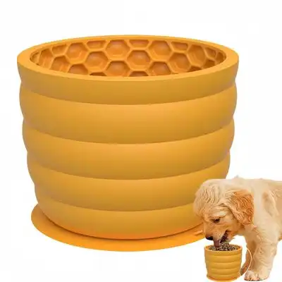 FurryFusion cuenco para perros Slow Food - AMARILLO - Furry Fusion - Comparador de precios