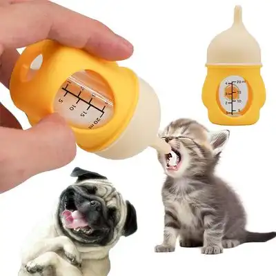 IntiMeg Biberón antiahogo de 20 ml para cachorros y gatitos - 20 ml - IntiMeg - Comparador de precios