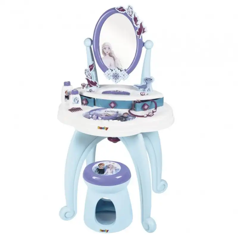 Smoby Tocador Frozen con Taburete/Espejo/Accesorios