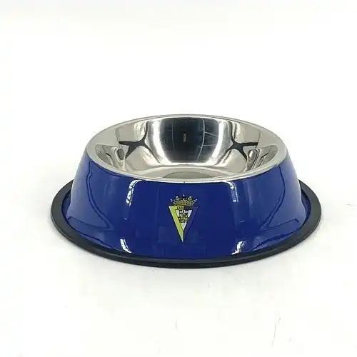 Comedero-bebedero para mascotas escudo Cádiz color Azul - Cádiz - Comparador de precios