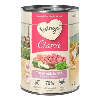 Feringa Classic Meat Menu 6 x 400 g - Salmón y pavo - Feringa - Comparador de precios