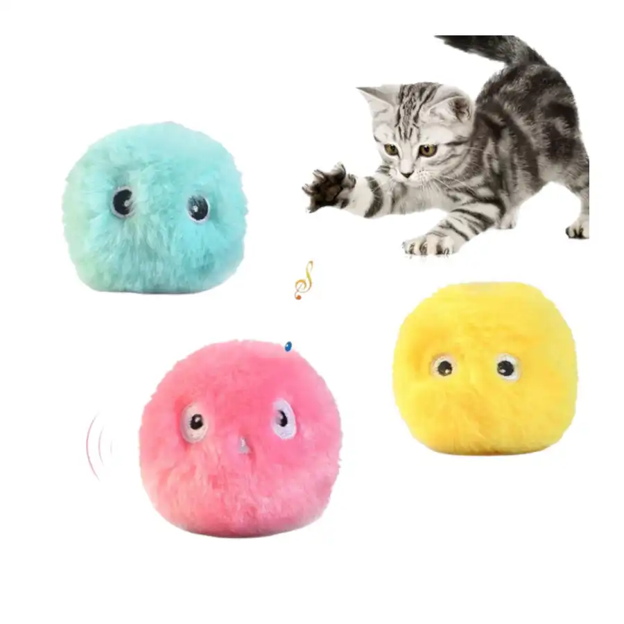 Fpets Pelota de juguete Azul con sonido para gatos - 5 cm x 5 cm x 5 cm - Fpets - Comparador de precios