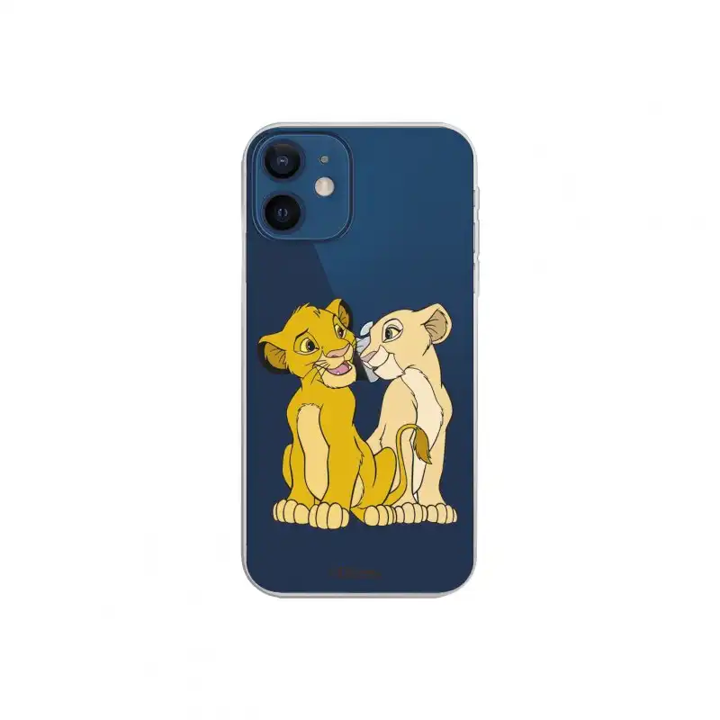 Funda Oficial de Disney El Rey León Simba y Nala Silueta para iPhone 12