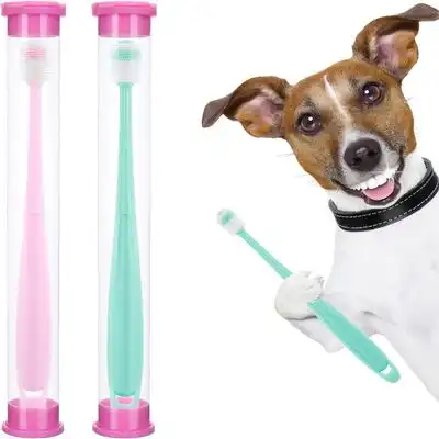 IntiMeg Cepillos de dientes de 360° para perros y gatos - Dos paquetes - IntiMeg - Comparador de precios