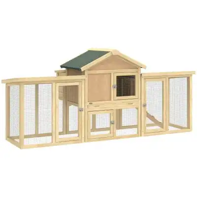PawHut Gallinero - Madera Natural - PawHut - Comparador de precios