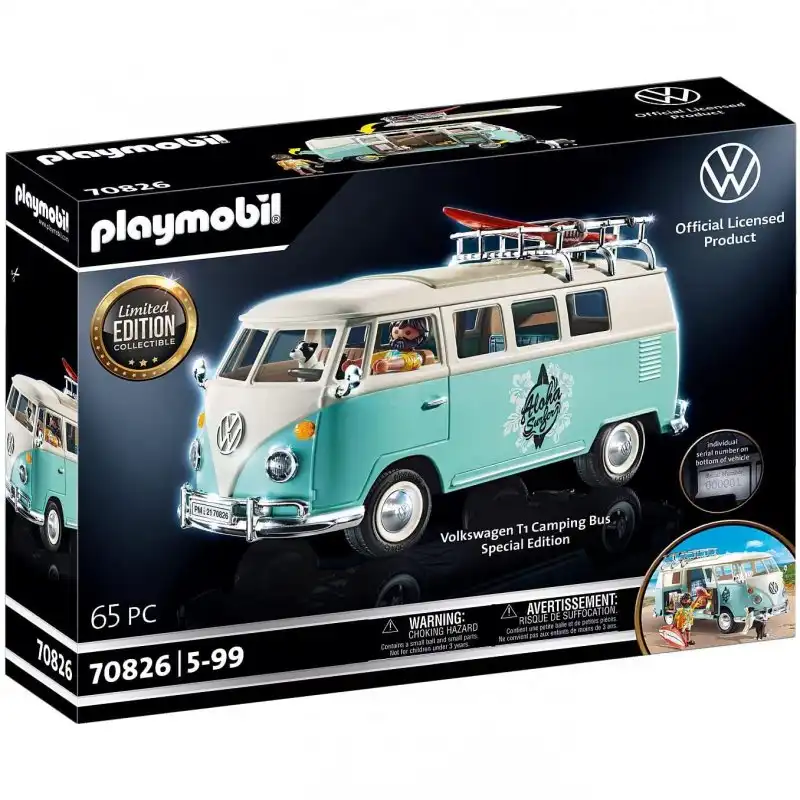 Playmobil Volkswagen T1 Camping Bus Edición Especial