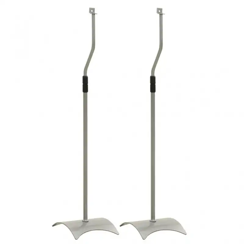 VidaXL Set de 2 Soportes Universales para Altavoz Plateado