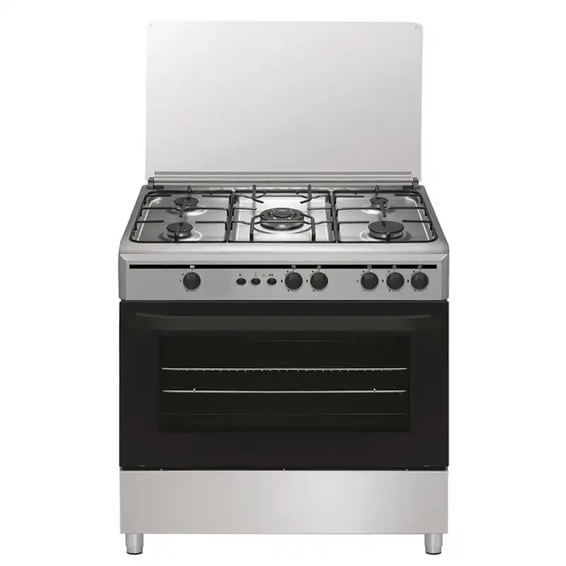 Vitrokitchen CB9060IN Cocina de Gas Natural 5 Fuegos + Horno Inox