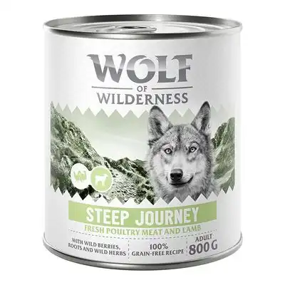 Wolf of Wilderness Expedition 6 x 800 g - Steep Journey - Ave con cordero - Wolf of Wilderness - Comparador de precios