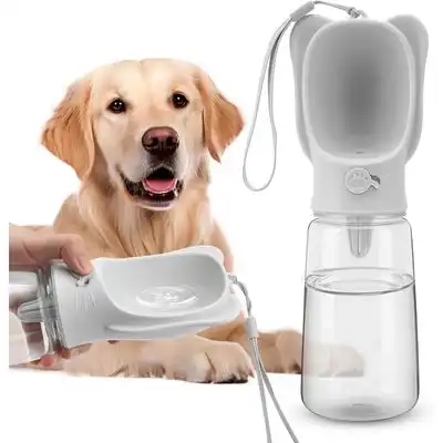 ZooVenture Botella blanca de 550 ml para comida y agua para perros - Color: Blanco | Capacidad: 550 ml - Zooventure - Comparador de precios