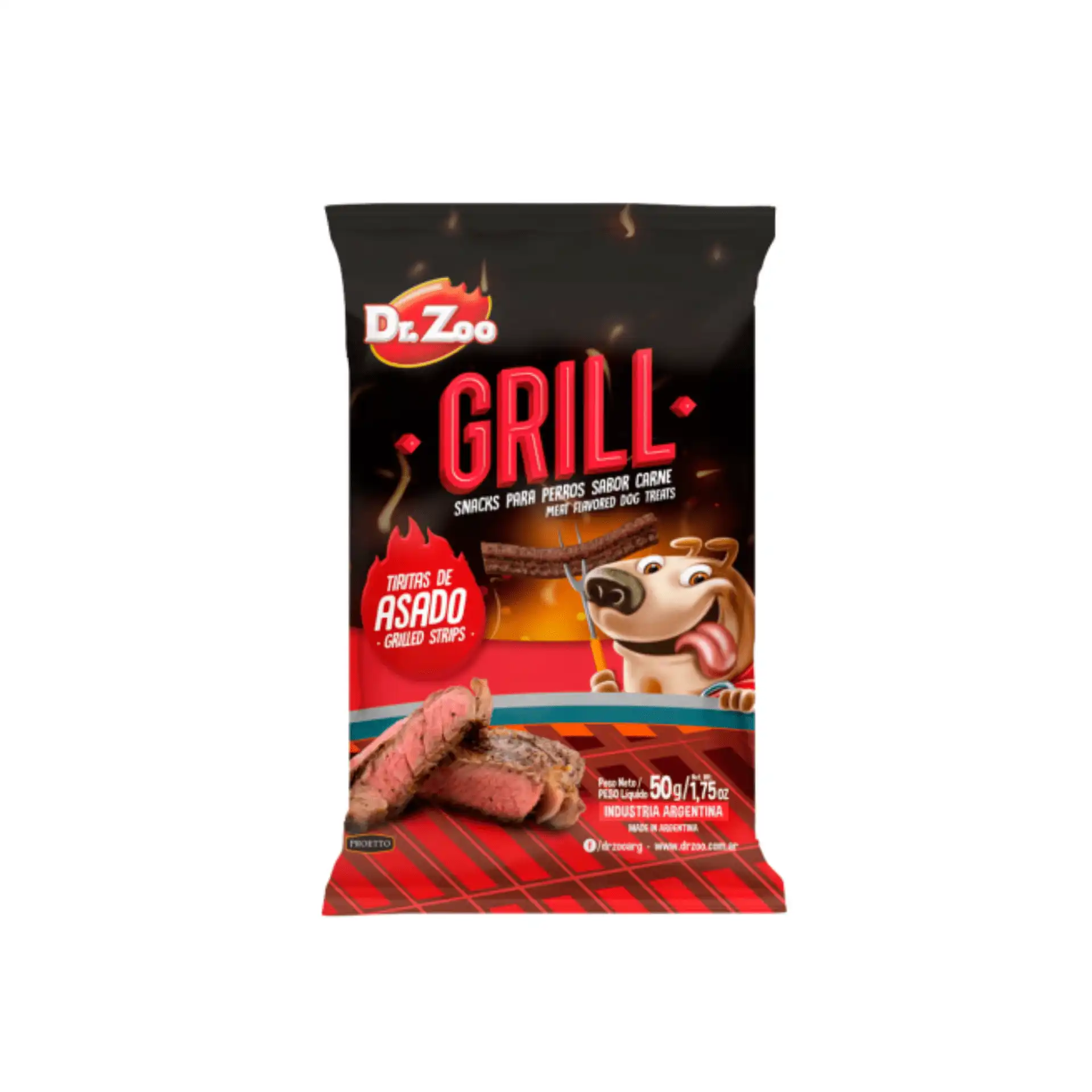 12 x 50 gr Dr Zoo Snacks Tiritas De Asado Grill Para Perros - Dr.Zoo - Comparador de precios