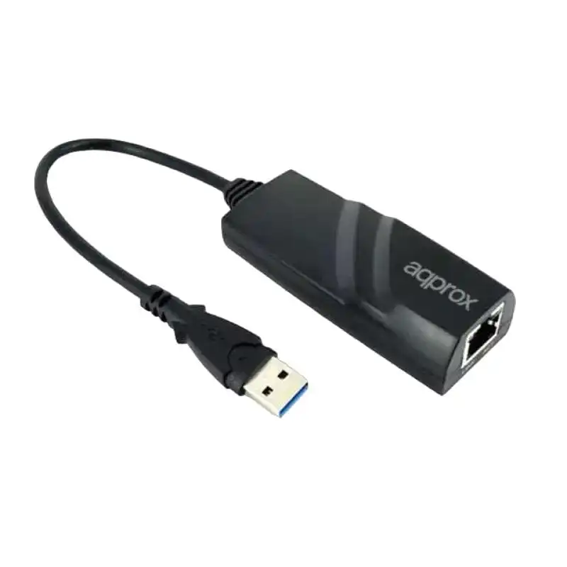 Approx APPC07GV Adaptador USB 3.0 a RJ45 19cm