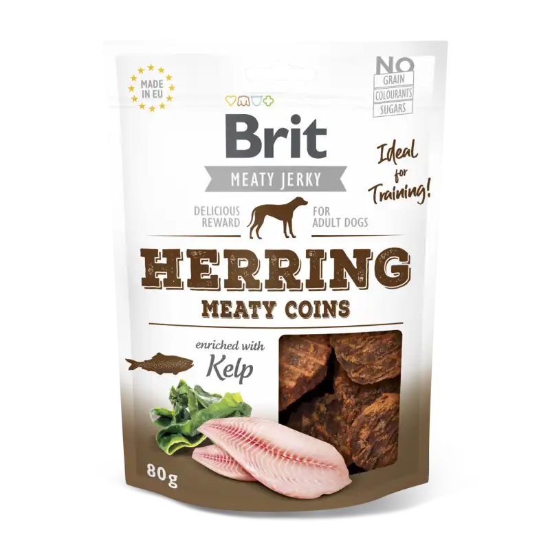 Brit jerky snack meaty coins arenques premios para perro, Peso 80 Gr - Brit - Comparador de precios