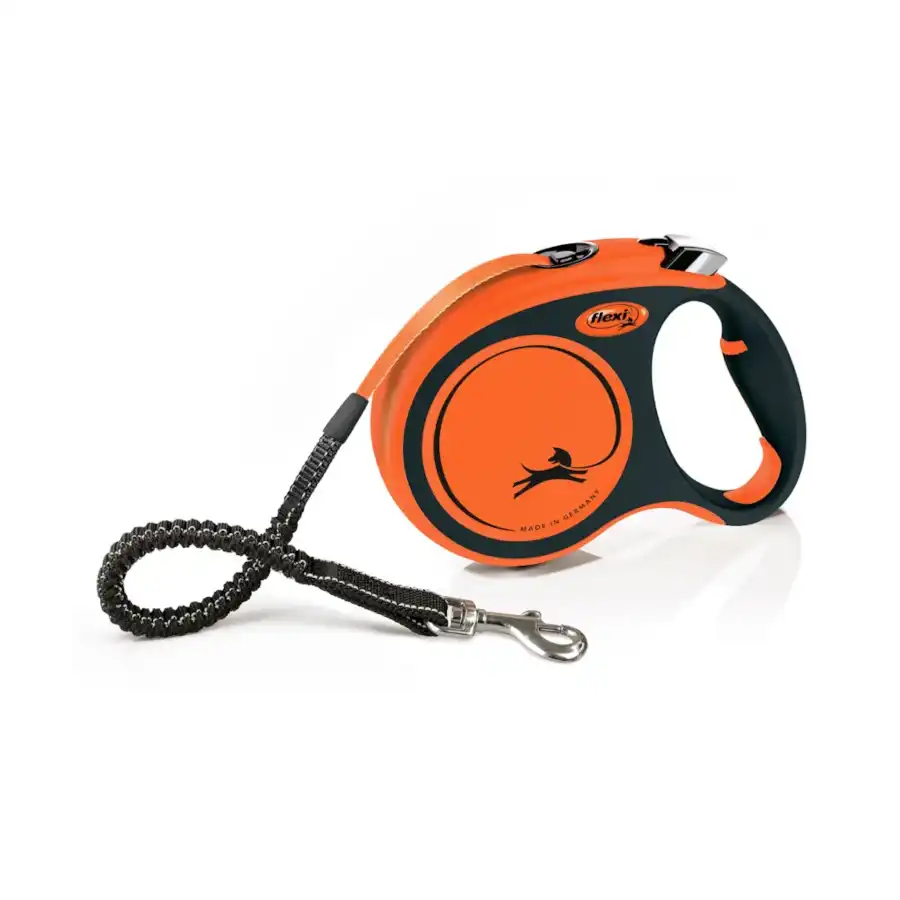 Flexi Xtreme correa extensible naranja, 8 m - Talla L: hasta 55 kg - flexi - Comparador de precios