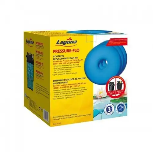 Hagen Laguna Foamex Para Pressure Flo 3000 3Uds 250 GR - Hagen - Comparador de precios