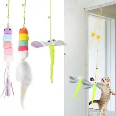 HausPets 3 juguetes colgantes para gatos cuerda elástica gatitos interior - 3 piezas - HausPets - Comparador de precios