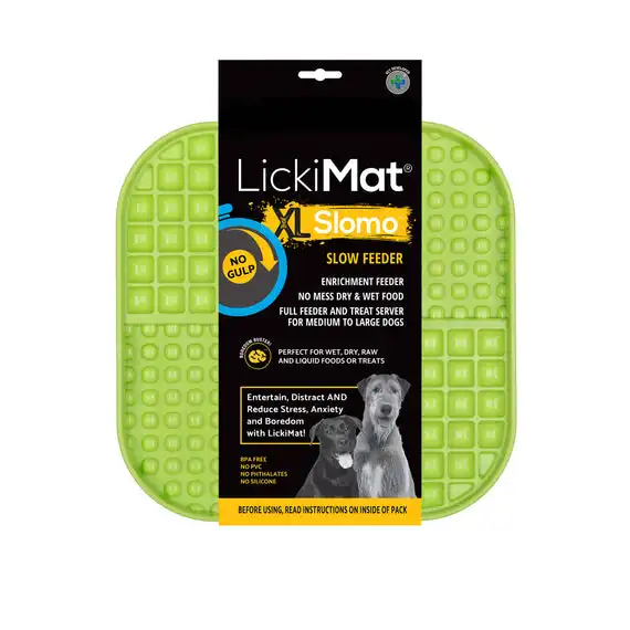 LickiMat Comedero Slomo Verde para perros - 600 ml - LickiMat - Comparador de precios