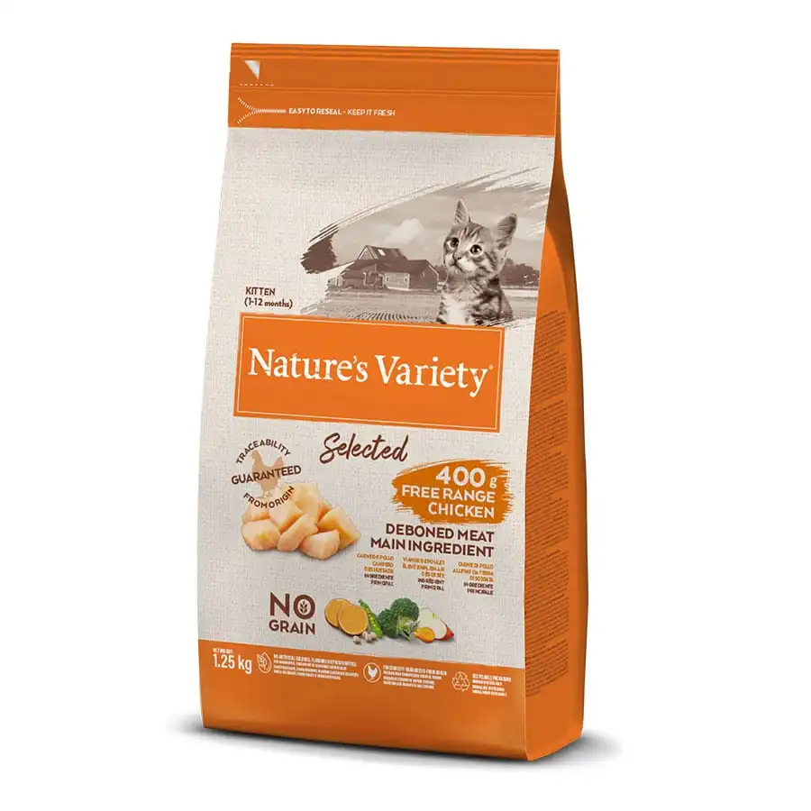 Nature's Variety Kitten Selected Pollo pienso para gatos