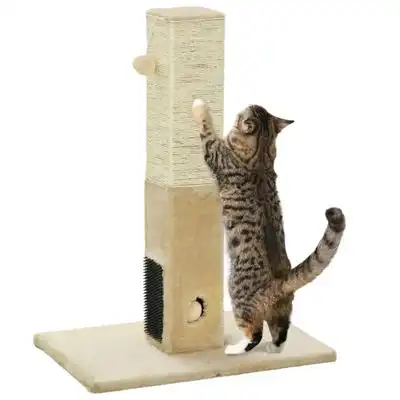 PawHut Rascador para Gato 59.5x39x79 cm Beige - 1 Article - PawHut - Comparador de precios