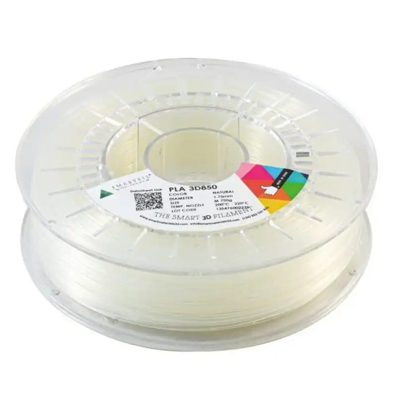 Smartfil PLA 3D850 Filamento 3D No Necesita Soporte 1.75mm 750g Natural