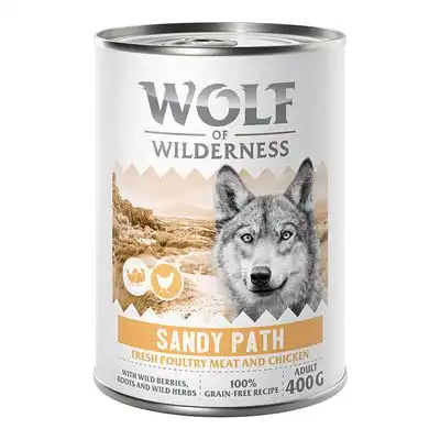 Wolf of Wilderness Expedition 6 x 400 g - Sandy Path - Ave con pollo - Wolf of Wilderness - Comparador de precios