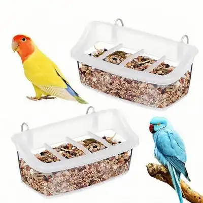 ZooVenture Juego de 2 comederos colgantes de plástico para pájaros - 2 piezas - Zooventure - Comparador de precios