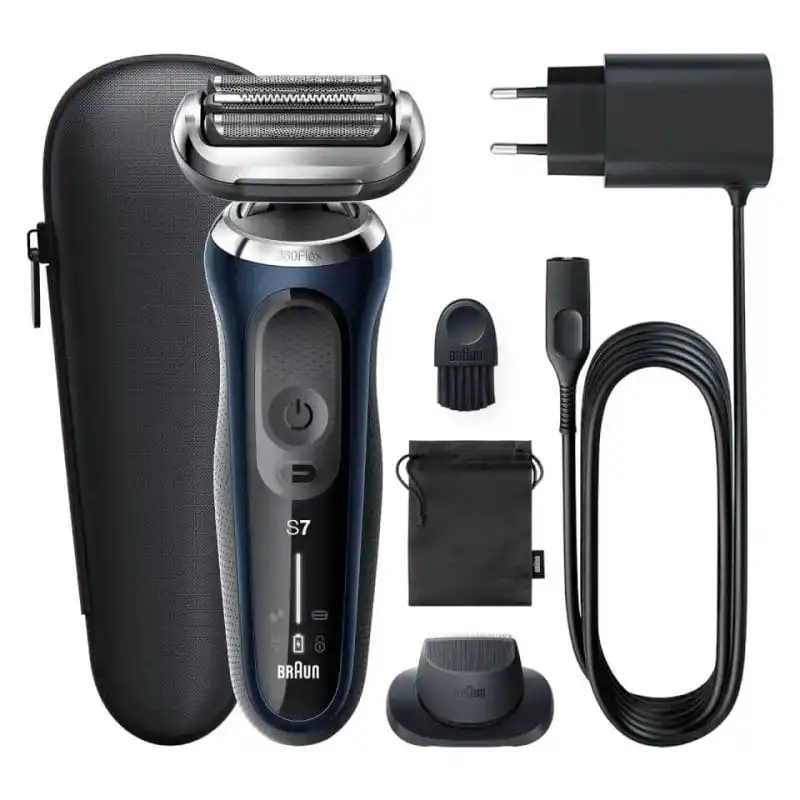 Braun Series 7 71-B1200S Afeitadora de Láminas y Recortadora Seco/Mojado