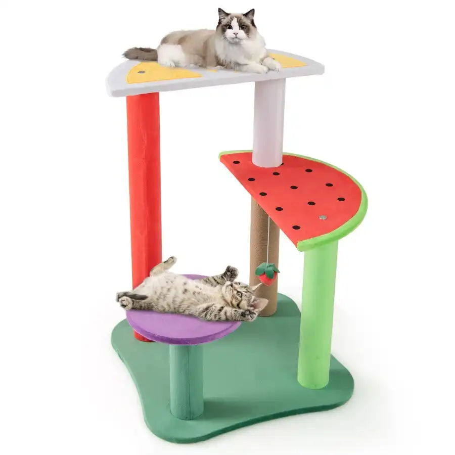 Costway Árbol para Gatos - 48 cm x 48 cm x 69 cm - COSTWAY - Comparador de precios