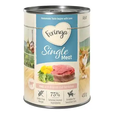 Feringa Single Meat Menu 6 x 410 g - Ternera con brócoli y diente de león - Feringa - Comparador de precios