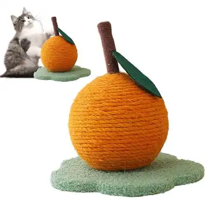HausPets Rascador gatos sisal forma naranja, antiaburrimiento, estimulante - s - HausPets - Comparador de precios