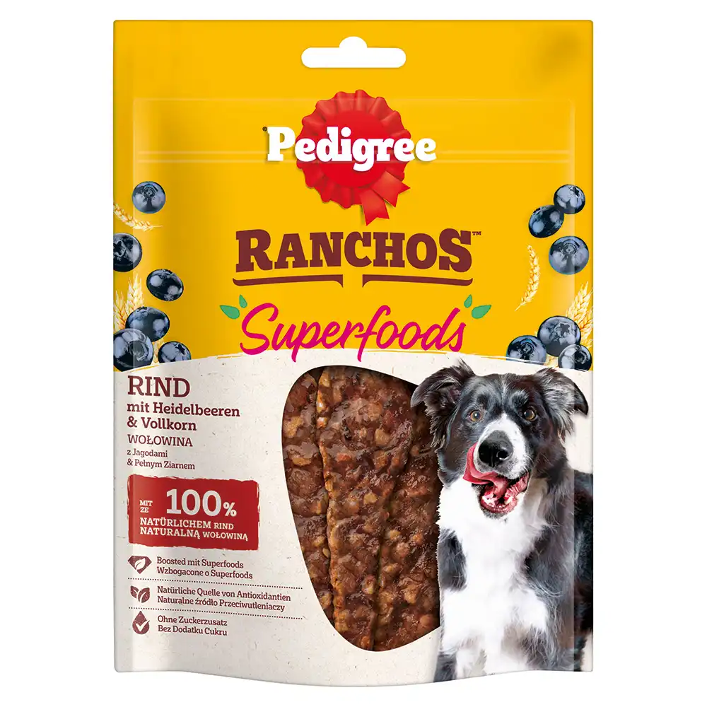 Pedigree Ranchos Superfoods - Vacuno 7 x 70 g - Pack Ahorro - Pedigree - Comparador de precios