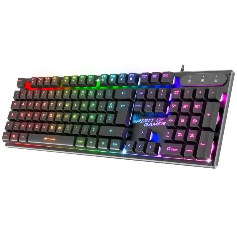 Spirit of Gamer Pro K1 Teclado Gaming RGB Negro