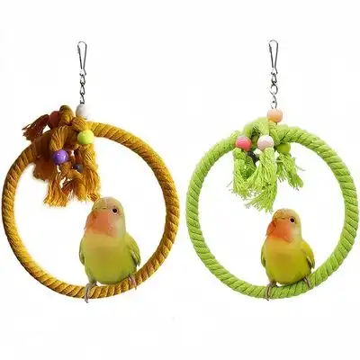 ZooVenture  columpio para pájaros con dos anillos de cuerda algodón - 2 piezas - Zooventure - Comparador de precios