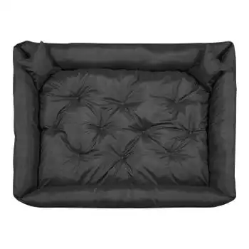 Cama De Microfibra Para Gatos Ponton 115 X 95 Cm - Color Negro