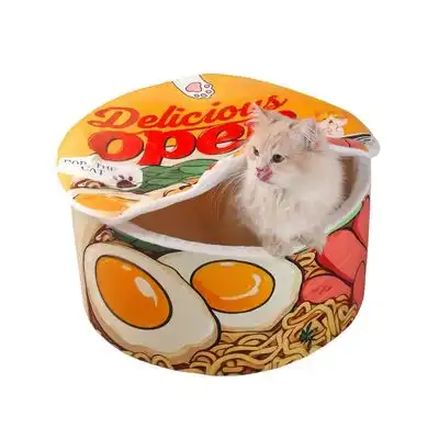 FurryFusion Cama para gatos con forma de fideos instantáneos - Artículo 1 - Furry Fusion - Comparador de precios
