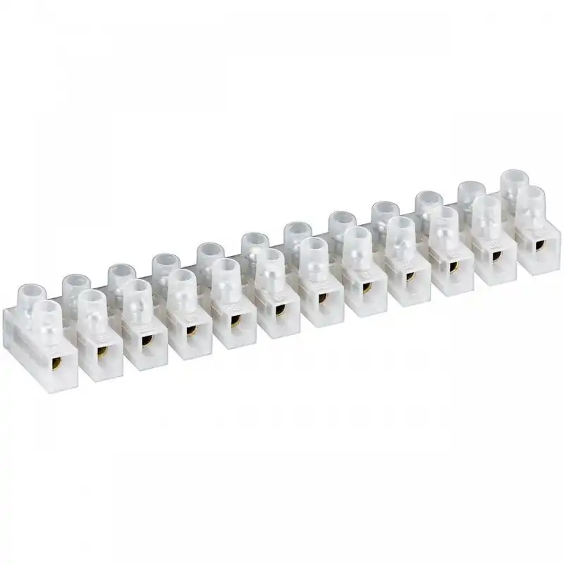 Goobay Regleta para Conexión de Cables Eléctricos de 5A 6mm Blanco