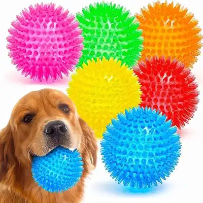 HausPets 6 pelotas chirriantes para perros – 9 cm con pinchos - 6 pelotas chirriantes - HausPets - Comparador de precios