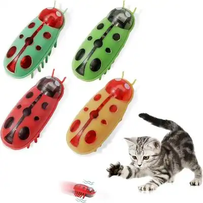 IntiMeg Mini juguete de mariquita para gatos (4 piezas) - Artículo 1 - IntiMeg - Comparador de precios