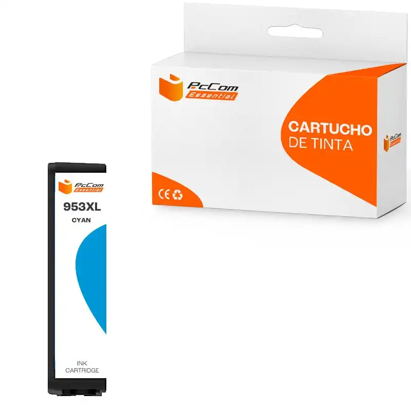 Pccom Essential HP 953XL Cartucho Tinta Compatible Cian