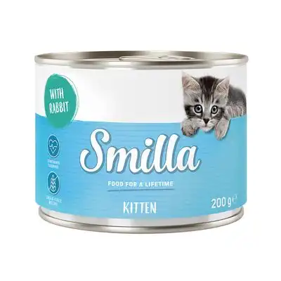 Smilla Kitten 24 x 200 g - Pack Ahorro - Conejo - Smilla - Comparador de precios